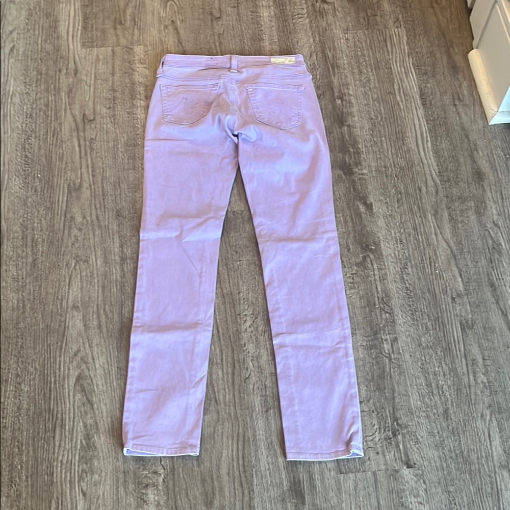 AG Adriano Goldschmied Women's Skinny Jeans in Lavender - Picture 5 of 5